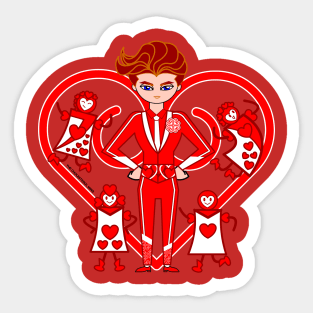 King of Hearts Sticker